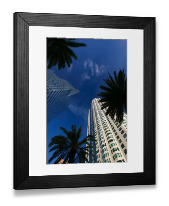 Framed Print : USA-California-Los Angeles-Downtown: Library Tower (b. 1991) Tallest US Building west