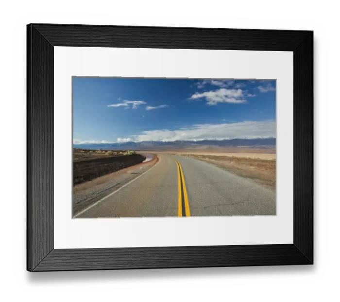 Framed Print : USA-California-Death Valley National Park: Rt. 178 / Winter Framed Print : USA-California-Death Valley National Park: Rt. 178 / Winter
