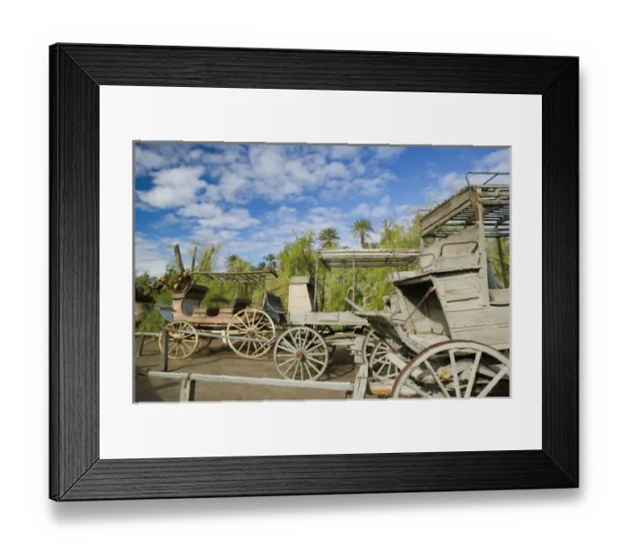 Framed Print : USA-California-Death Valley National Park: Furnace Creek - Stagecoaches Framed Print : USA-California-Death Valley National Park: Furnace Creek - Stagecoaches