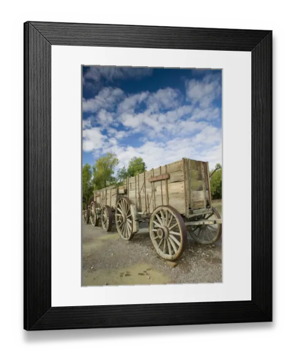 Framed Print : USA-California-Death Valley National Park: Furnace Creek - Old Borax Wagon from Mule Train Framed Print : USA-California-Death Valley National Park: Furnace Creek - Old Borax Wagon from Mule Train
