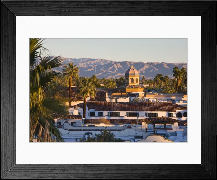 Framed Print : USA, California, Palm Springs. Uptown District from North Indian Canyon Drive, sunrise Framed Print : USA, California, Palm Springs. Uptown District from North Indian Canyon Drive, sunrise
