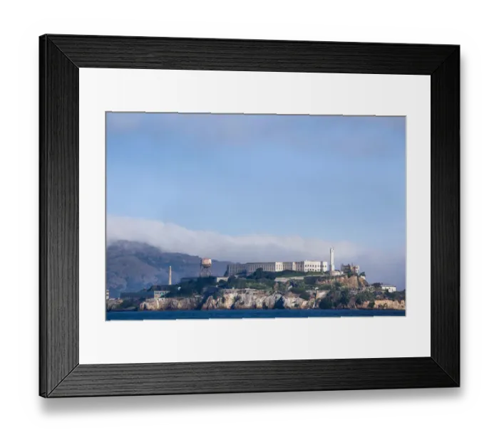 Framed Print : USA, California, San Francisco, Embarcadero, Alacatraz Island Framed Print : USA, California, San Francisco, Embarcadero, Alacatraz Island