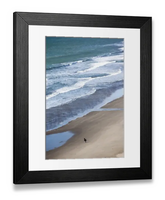 Framed Print : USA, California, San Francisco Bay Area, Marin County, elevated view of Stinson Beach Framed Print : USA, California, San Francisco Bay Area, Marin County, elevated view of Stinson Beach