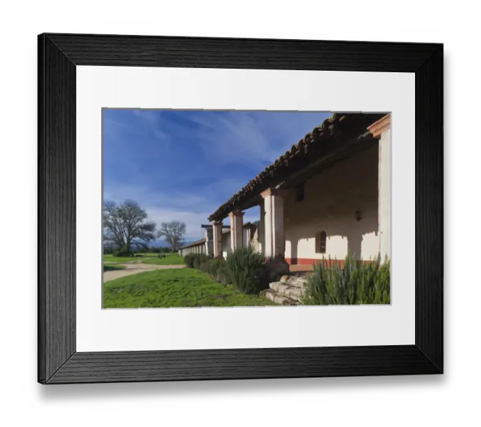 Framed Print : USA, California, Southern California, Lompoc, La Purisima State Historic Mission Park Framed Print : USA, California, Southern California, Lompoc, La Purisima State Historic Mission Park