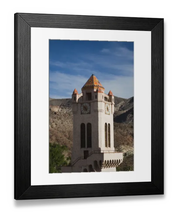 Framed Print : USA, California, Death Valley National Park, Scottys Castle, former home of Death Valley Scotty