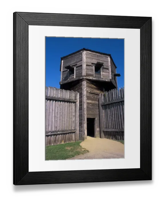 Framed Print : N. A. USA, Washington, Vancouver The Bastion at Ft. Vancouver Nat l Historic Site Framed Print : N. A. USA, Washington, Vancouver The Bastion at Ft. Vancouver Nat l Historic Site