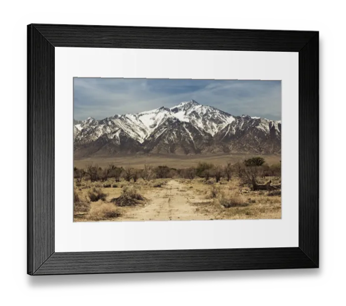 Framed Print : USA, California, Eastern Sierra Nevada Area, Independence, Manzanar National Historic Site Framed Print : USA, California, Eastern Sierra Nevada Area, Independence, Manzanar National Historic Site