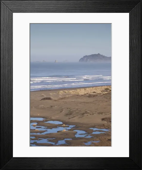 Framed Print : USA, California, Northern California, North Coast, Clam Beach, elevated coast view Framed Print : USA, California, Northern California, North Coast, Clam Beach, elevated coast view