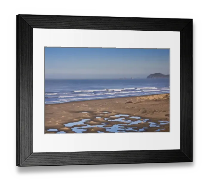 Framed Print : USA, California, Northern California, North Coast, Clam Beach, elevated coast view Framed Print : USA, California, Northern California, North Coast, Clam Beach, elevated coast view