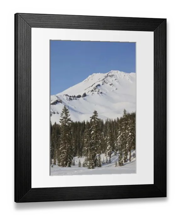 Framed Print : USA, California, Northern California, Northern Mountains, Mount Shasta, view of Mt Framed Print : USA, California, Northern California, Northern Mountains, Mount Shasta, view of Mt