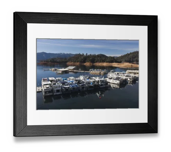 Framed Print : USA, California, Northern California, Northern Mountains, McColl, Whiskeytown-Shasta-Trinity