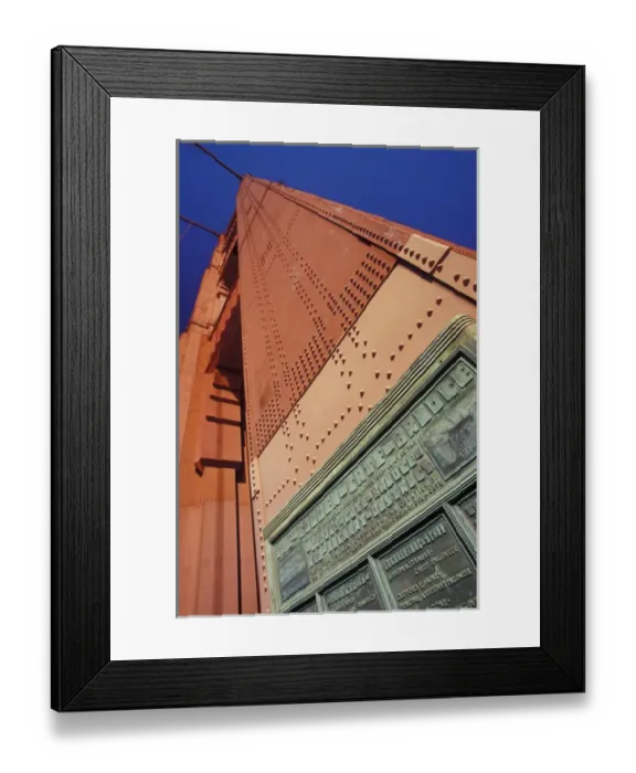 Framed Print : USA, California, San Francisco, Golden Gate Bridge. North tower Framed Print : USA, California, San Francisco, Golden Gate Bridge. North tower