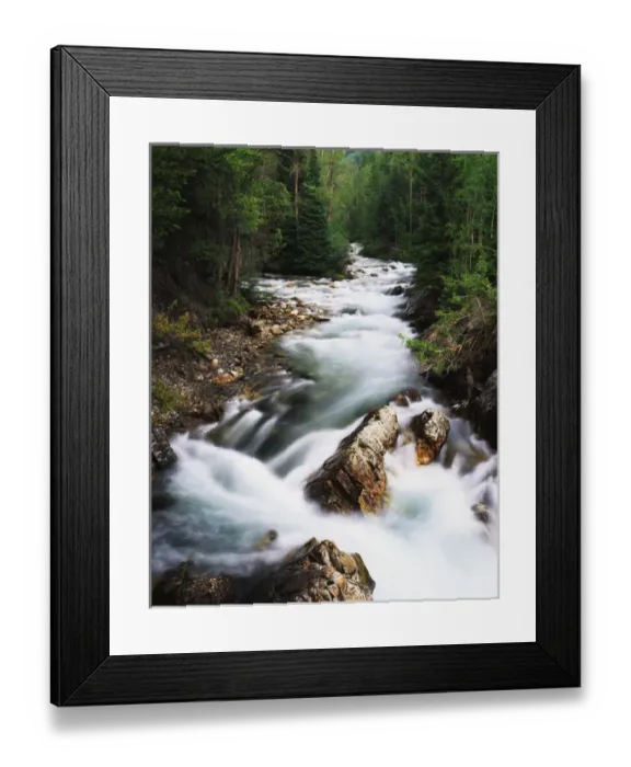 Framed Print : USA, Colorado, Gunnison National Forest, View of Crystal river Colorado Framed Print : USA, Colorado, Gunnison National Forest, View of Crystal river Colorado