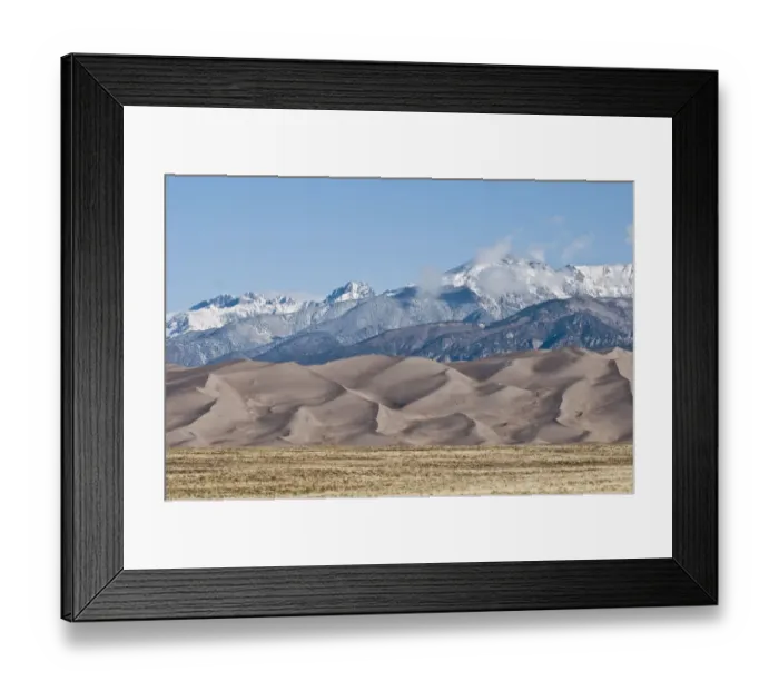 Framed Print : Nobody, North America, USA, Colorado, Great Sand Dunes National Park and Preserve Framed Print : Nobody, North America, USA, Colorado, Great Sand Dunes National Park and Preserve