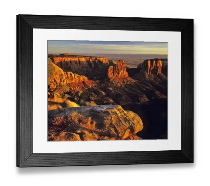Framed Print : Colorado National Monument near Fruita Colorado