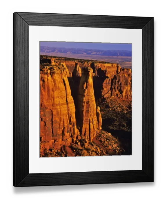 Framed Print : Colorado National Monument near Fruita Colorado