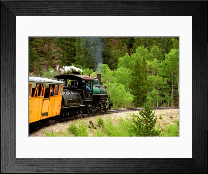 Framed Print : North America, USA, Colorado, Clear Creek County, Georgetown. The Colorado & Southern Railway Framed Print : North America, USA, Colorado, Clear Creek County, Georgetown. The Colorado & Southern Railway