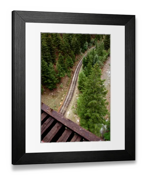 Framed Print : North America, USA, Colorado, Clear Creek County, Georgetown. The Colorado & Southern Railway