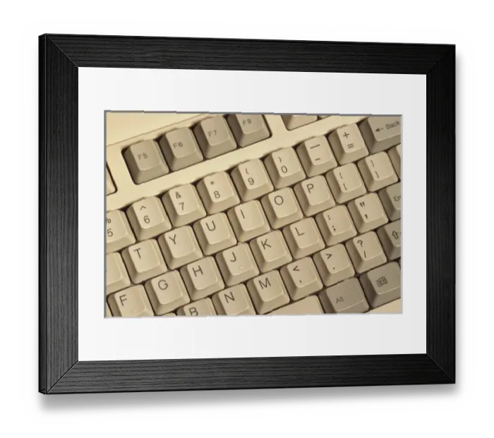 Framed Print : North America, USA, WA, Redmond computer keyboard Framed Print : North America, USA, WA, Redmond computer keyboard