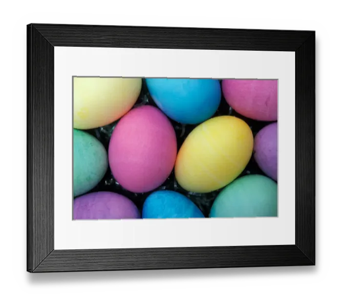 Framed Print : North America, USA, WA, Redmond Easter Eggs pattern Framed Print : North America, USA, WA, Redmond Easter Eggs pattern