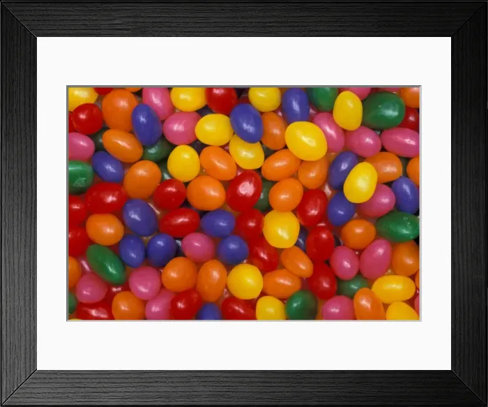 Framed Print : North America, USA, WA, Redmond jelly beans pattern Framed Print : North America, USA, WA, Redmond jelly beans pattern