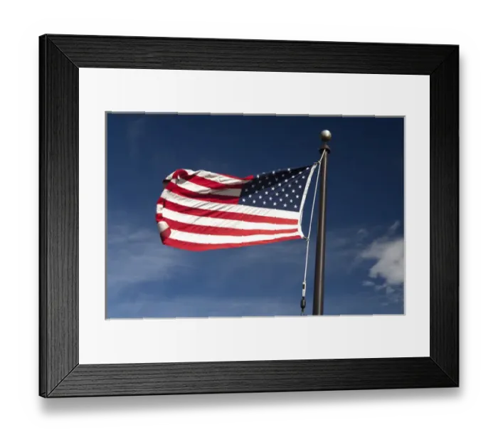 Framed Print : USA, Colorado, Colorado Springs. US Flag Framed Print : USA, Colorado, Colorado Springs. US Flag