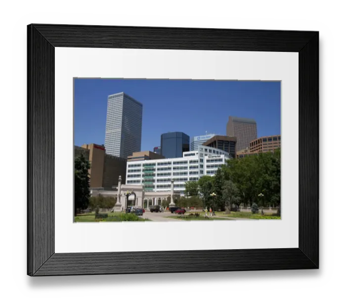 Framed Print : Buildings in downtown Denver, Colorado, USA Framed Print : Buildings in downtown Denver, Colorado, USA