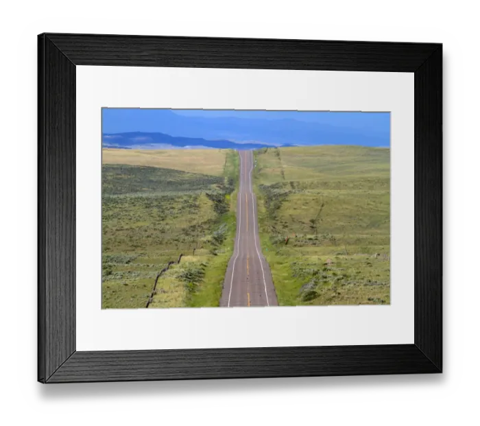 Framed Print : Open road on U. S. Route 40 in western Colorado, USA Framed Print : Open road on U. S. Route 40 in western Colorado, USA
