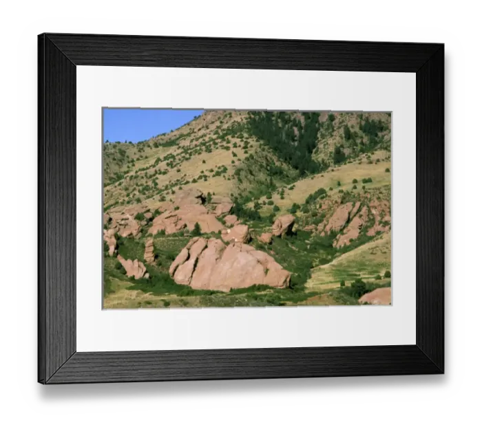 Framed Print : North America, United States, Colorado. Hills
