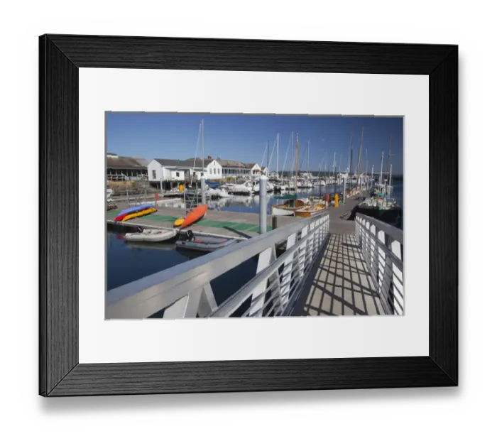 Framed Print : WA, Port Townsend, Point Hudson Marina Framed Print : WA, Port Townsend, Point Hudson Marina