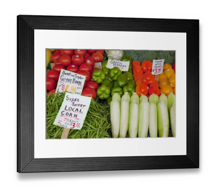 Framed Print : WA, Seattle, Pike Place Market Framed Print : WA, Seattle, Pike Place Market