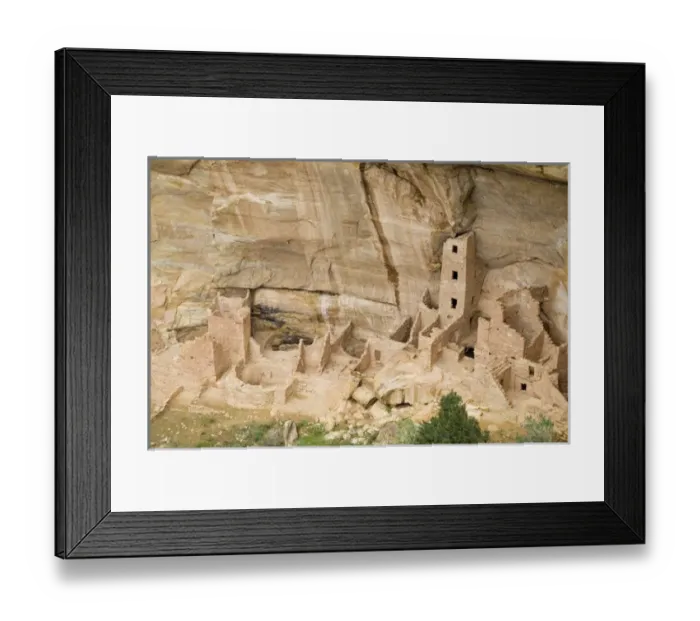Framed Print : CO, Colorado, Mesa Verde National Park, home of Ancestral Pueblo people, cliff dwellings Framed Print : CO, Colorado, Mesa Verde National Park, home of Ancestral Pueblo people, cliff dwellings