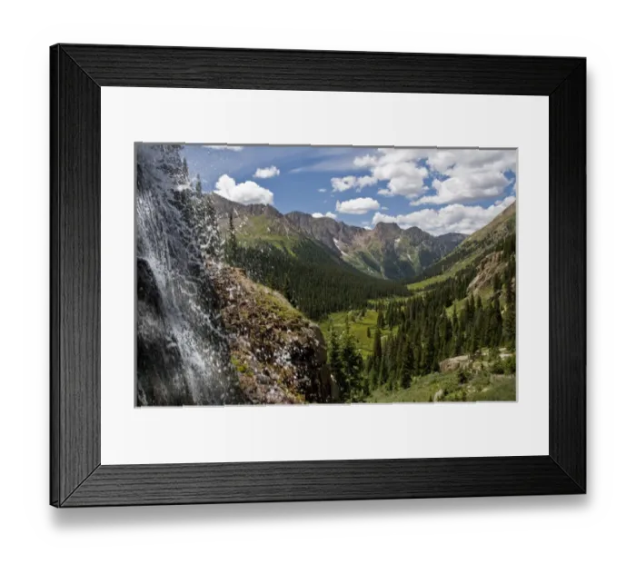 Framed Print : Waterfall, Chicago Basin, Weminuche Wilderness, Needle Range, San Juan National Forest Framed Print : Waterfall, Chicago Basin, Weminuche Wilderness, Needle Range, San Juan National Forest