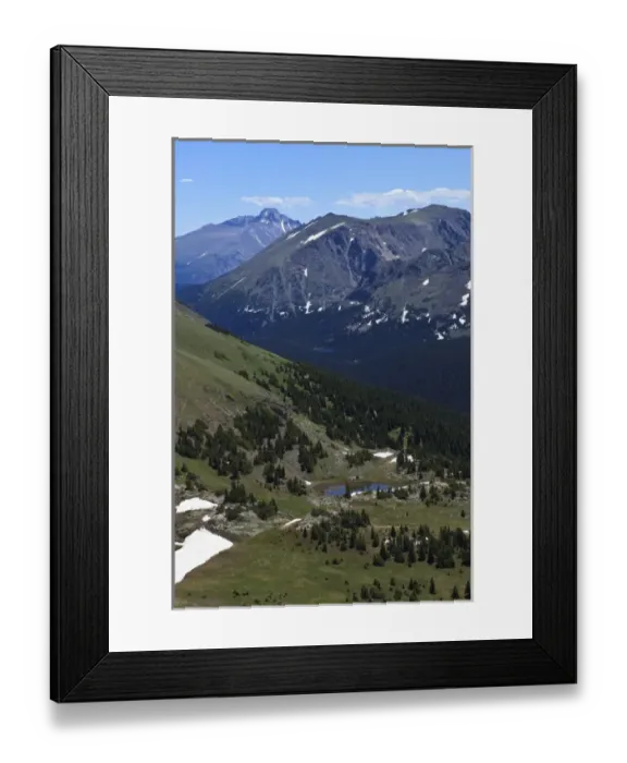 Framed Print : USA, Colorado, Rocky Mountain National Park, Longs Peak from Trail Ridge Road Framed Print : USA, Colorado, Rocky Mountain National Park, Longs Peak from Trail Ridge Road