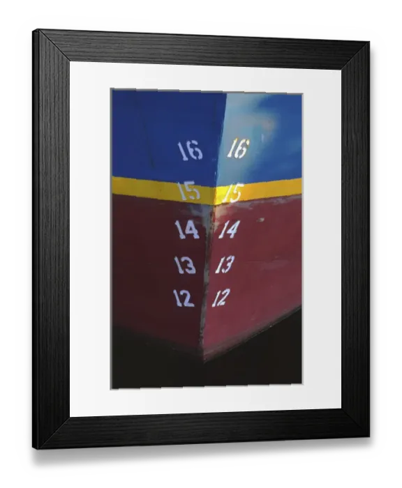 Framed Print : Bow of the Arctic Sea at Fishermens Terminal, Seattle, Washington, United States, US