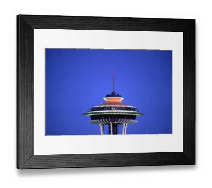 Framed Print : Top of the Space Needle, Seattle, Washington, United States, US