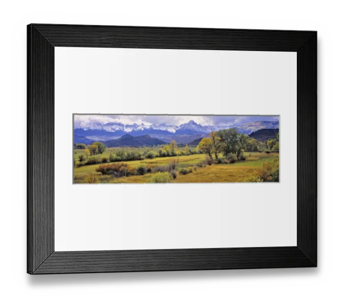 Framed Print : USA, Colorado, Ridgway. Harvest is ending in Ridgway, just below the San Juan Mountains Framed Print : USA, Colorado, Ridgway. Harvest is ending in Ridgway, just below the San Juan Mountains