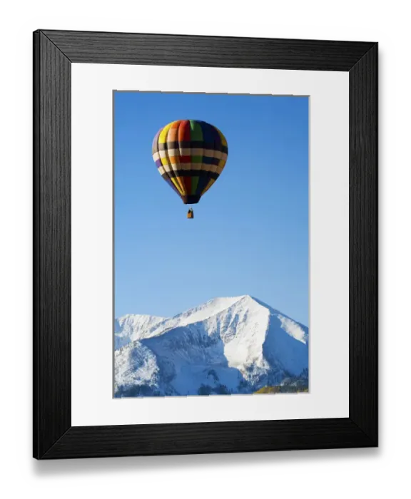 Framed Print : Noth America, USA, Colorado, Mt. Crested Butte, Hot Air Balloons In the Blue Sky Framed Print : Noth America, USA, Colorado, Mt. Crested Butte, Hot Air Balloons In the Blue Sky