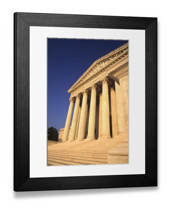 Framed Print : Supreme Court Building Washington DC