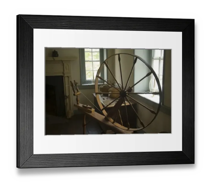 Framed Print : Spinning wheel in Old Stone House, Georgetown, Washington D. C. (District of Columbia) Framed Print : Spinning wheel in Old Stone House, Georgetown, Washington D. C. (District of Columbia)