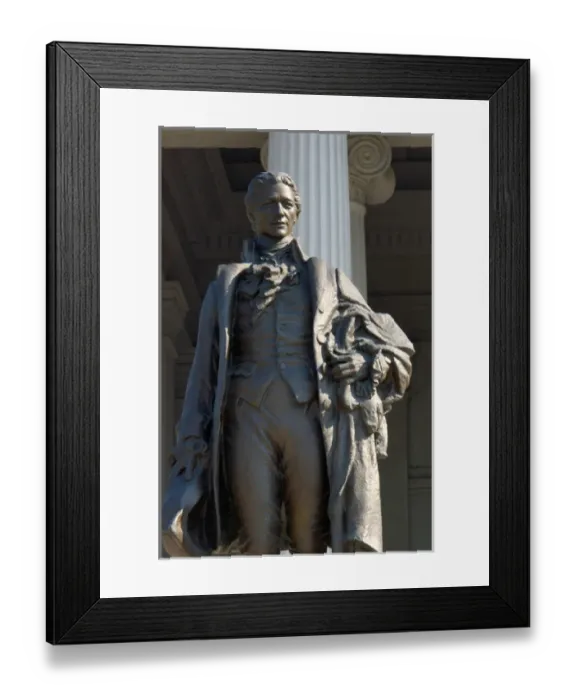 Framed Print : Washington, DC, statue of Alexander Hamilton Framed Print : Washington, DC, statue of Alexander Hamilton