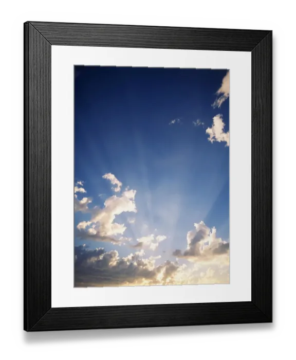 Framed Print : USA, Washington State, Olympic Peninsula, View of cloudscape