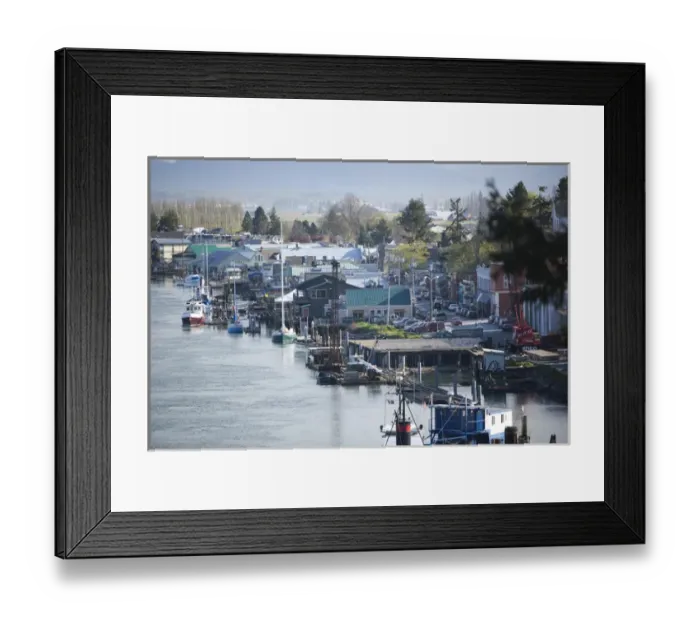 Framed Print : La Conner, Northwest Washington State, USA Framed Print : La Conner, Northwest Washington State, USA
