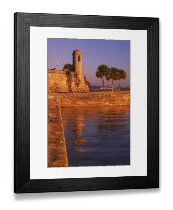 Framed Print : Sunrise Castillo de San Marcos National Monument St. Augustine, Florida Framed Print : Sunrise Castillo de San Marcos National Monument St. Augustine, Florida