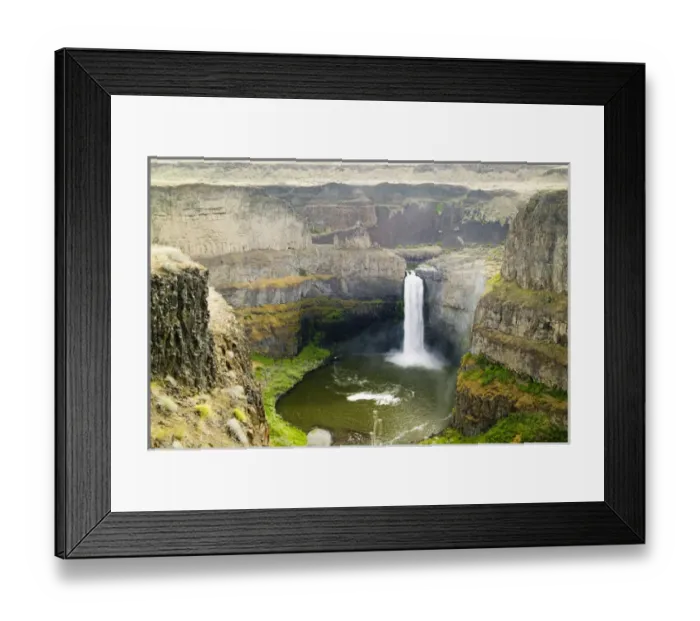 Framed Print : North America, USA, Washington, Palouse Waterfalls with Spring water flow Framed Print : North America, USA, Washington, Palouse Waterfalls with Spring water flow