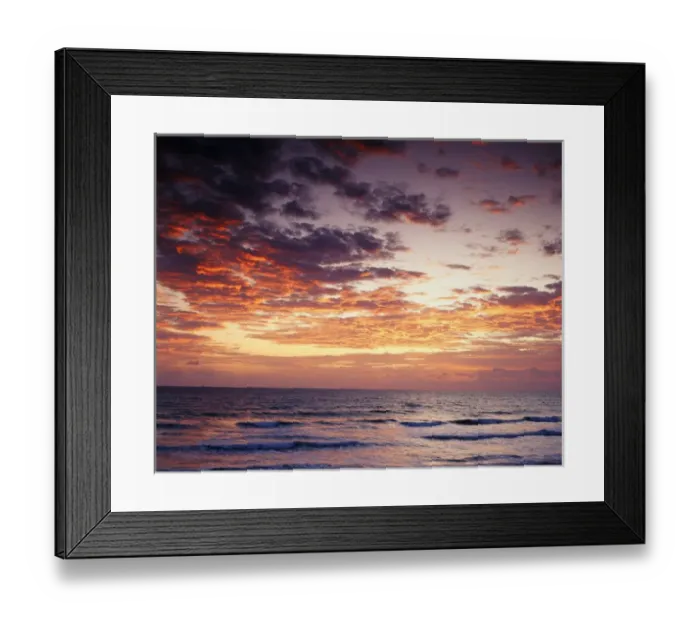 Framed Print : USA, South Florida, View of Sunrise over Atlantic Ocean Framed Print : USA, South Florida, View of Sunrise over Atlantic Ocean