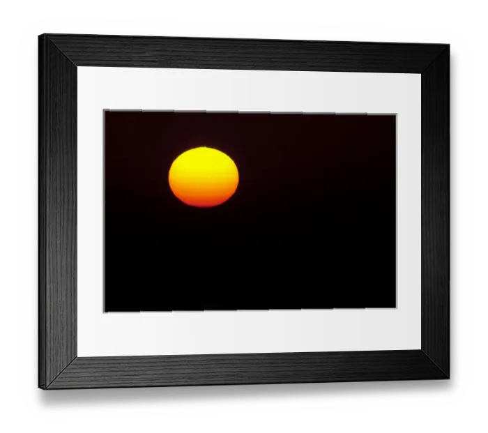 Framed Print : North America, USA, Florida, Sarasota, Crescent Beach, Siesta Key, Orange Ball of
