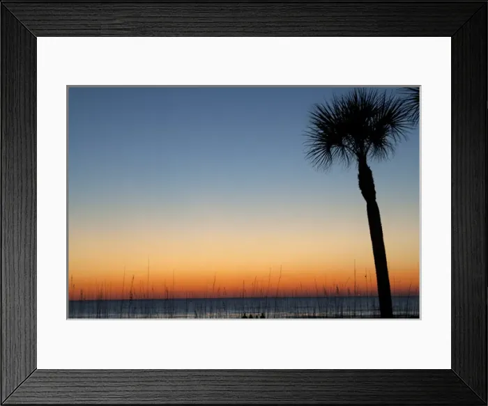 Framed Print : North America, USA, Florida, Sarasota, Orange and blue Sunset on the Crescent Beach Framed Print : North America, USA, Florida, Sarasota, Orange and blue Sunset on the Crescent Beach