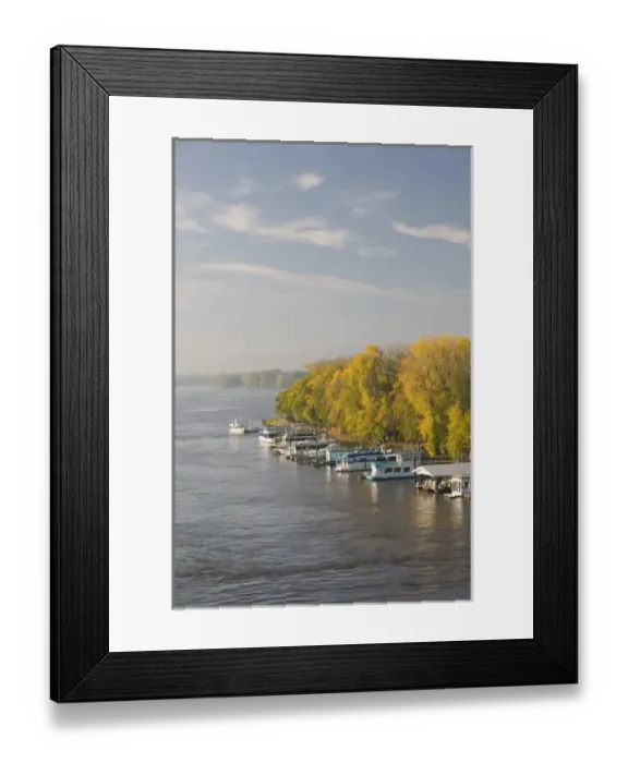 Framed Print : USA-WISCONSIN-Mississippi River Valley-La Crosse: Boat Marina on the Mississippi Framed Print : USA-WISCONSIN-Mississippi River Valley-La Crosse: Boat Marina on the Mississippi