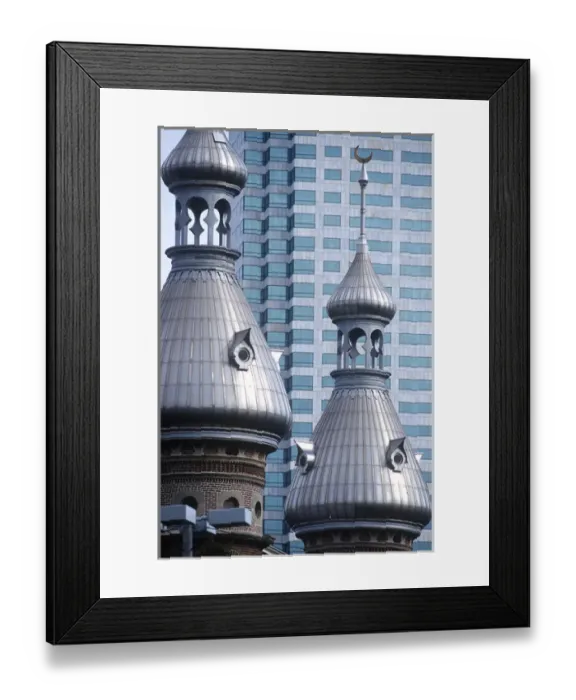 Framed Print : Moorish architecture of the University of Tampa